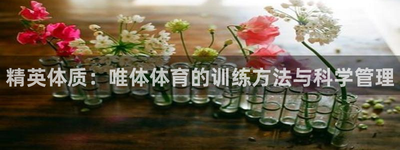 制胜体育苹果版下载：精英体质：唯体体育的训练方法与科学管理
