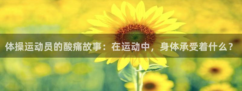 制胜体育手机版app：体操运动员的酸痛故事：在运动中，身体承受着什么？